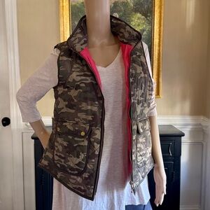 Cynthia Rowley camo vest L